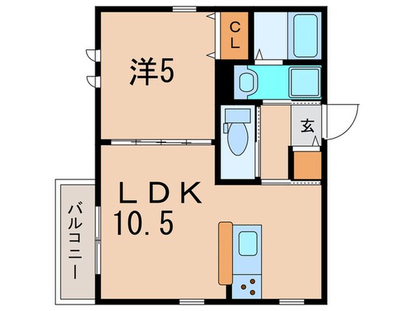 リュネ甲子園の物件間取画像